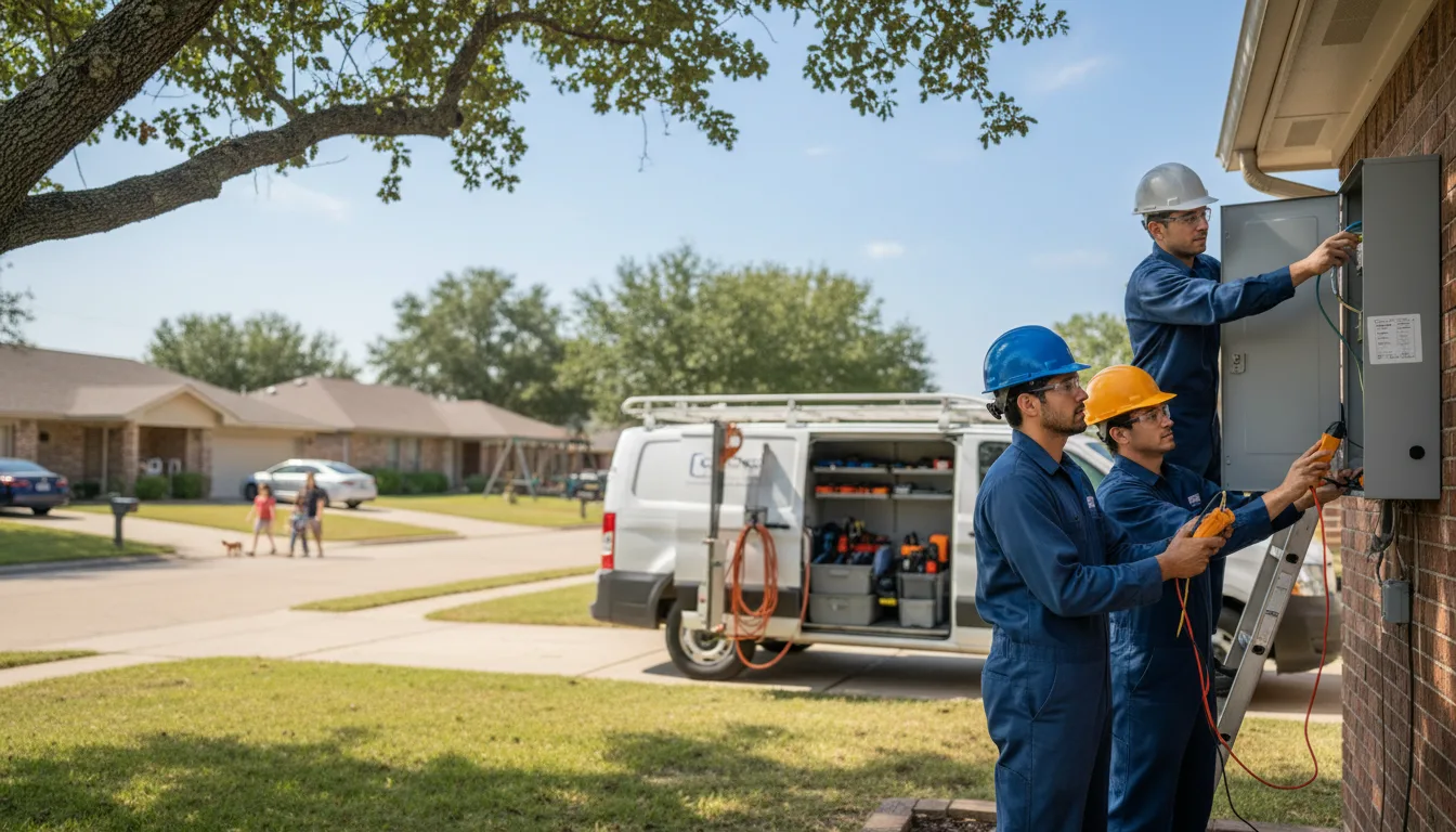 Certified electrician providing emergency electrical services in Mount Holly, AR